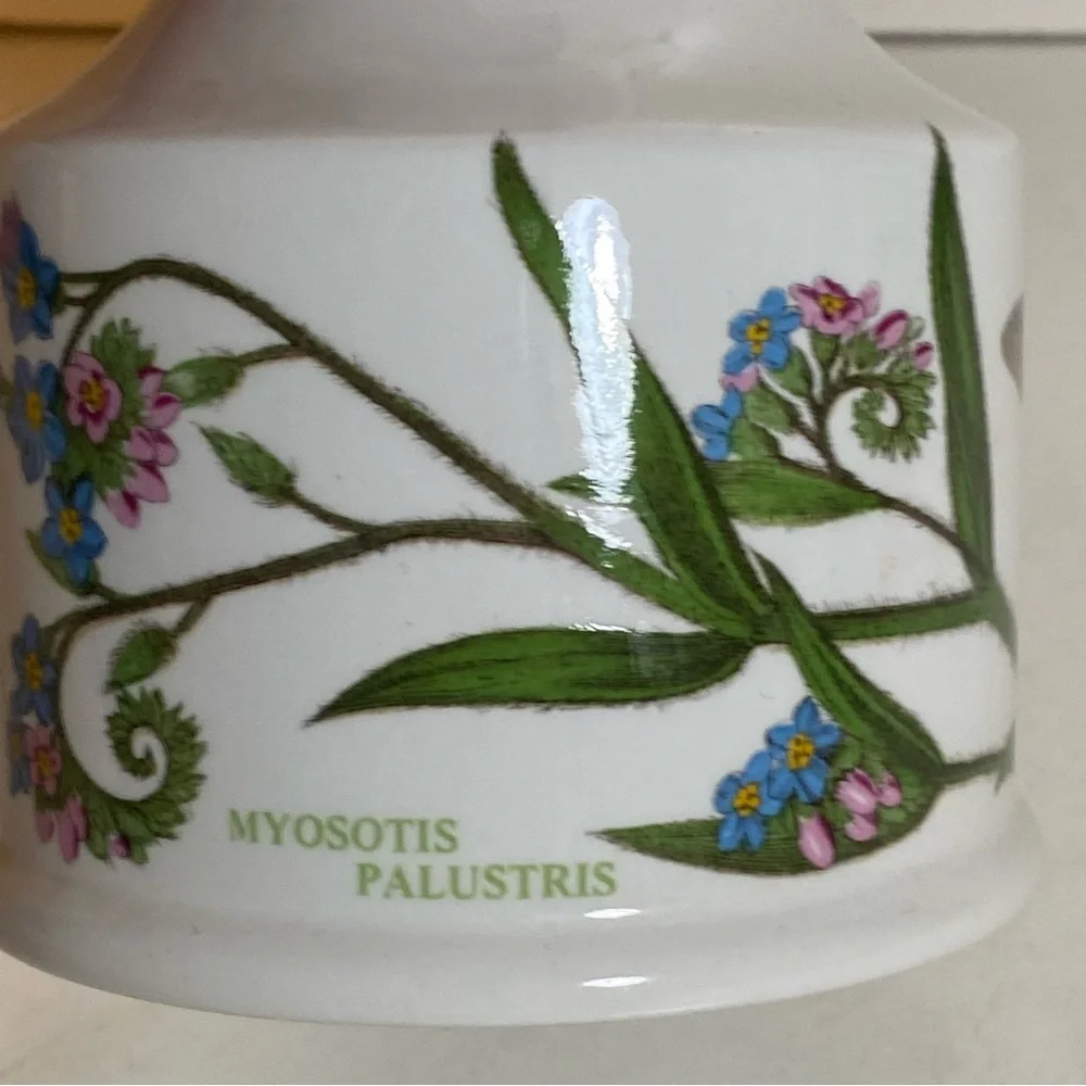 Discontinued Portmeirion Botanic Garden Forget-Me-Not Lotion Soap Dispenser